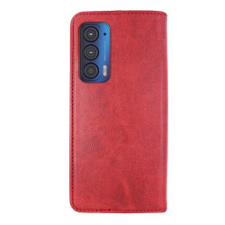 Funda Tapa con Tarjetero Moto Edge 2021 Polipiel - 4 Colores