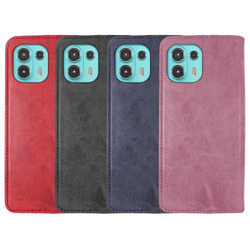 Funda Tapa con Tarjetero Moto Edge 20 Lite Polipiel - 4 Colores