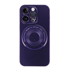 Funda Silicona Metalizada Con Soporte para iPhone 13 Pro 4-Colores