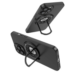 Funda Silicona Metalizada Con Soporte para iPhone 13 Pro Max 4-Colores