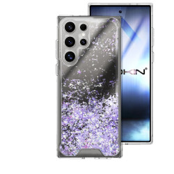 Funda Gel transparente purpurina Samsung S24 Ultra 4 -Colores