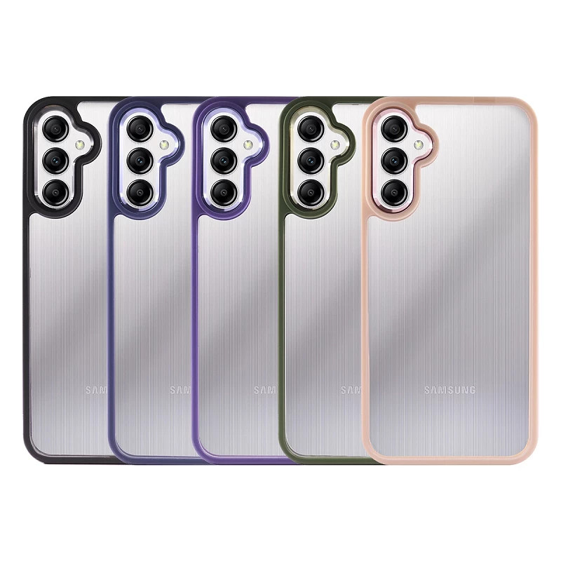 Funda Premium Antigolpe de Silicona para Samsung Galaxy A35 Borde Camara Aluminio 6 Color