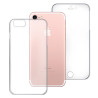 Funda Doble iPhone 7 / 8 SE Silicona Transparente Delantera y Trasera