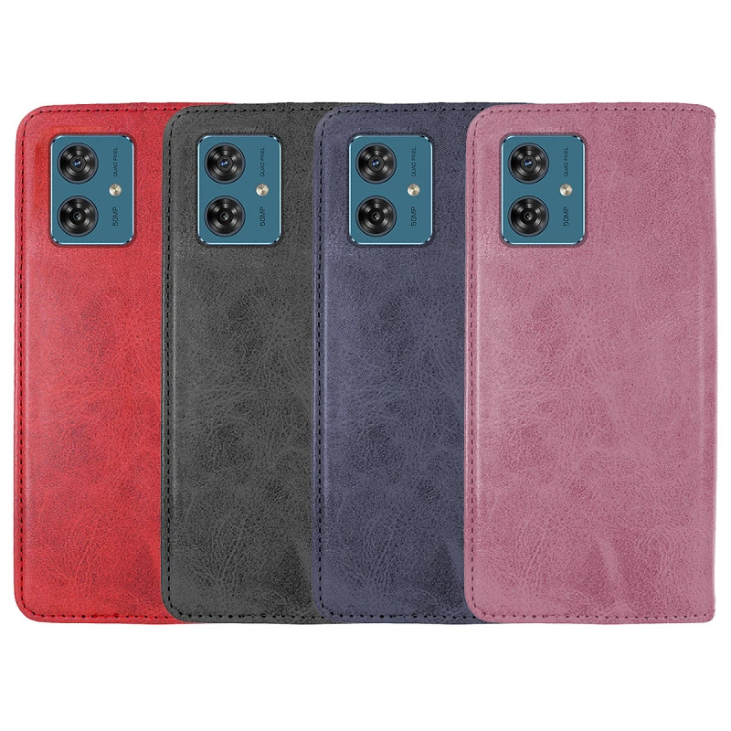 Funda Tapa con Tarjetero Moto G54 Polipiel - 4 Colores