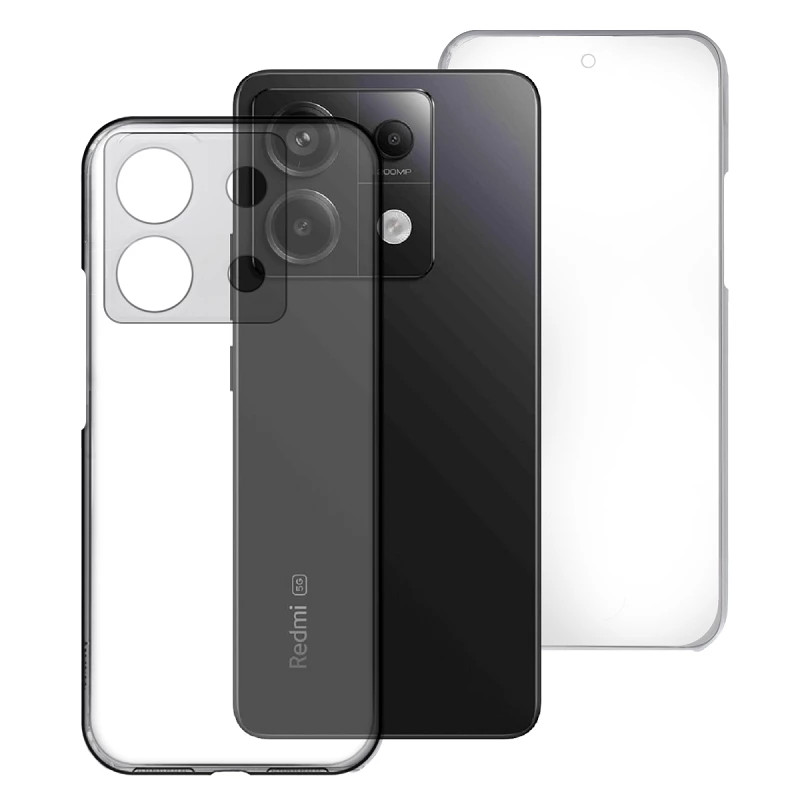 Air Funda Doble Xiaomi Redmi Note 13 Pro 5G Silicona Transparente Delantera y Trasera