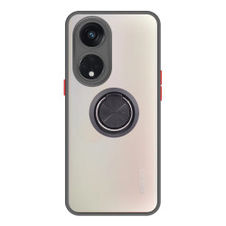 Funda Gel Oppo Reno 11 Iman con soporte Smoked