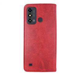 Funda Tapa con Tarjetero ZTE A53 Polipiel - 4 Colores