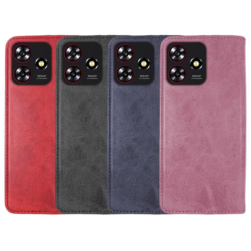 Funda Tapa con Tarjetero ZTE A73 Polipiel - 4 Colores