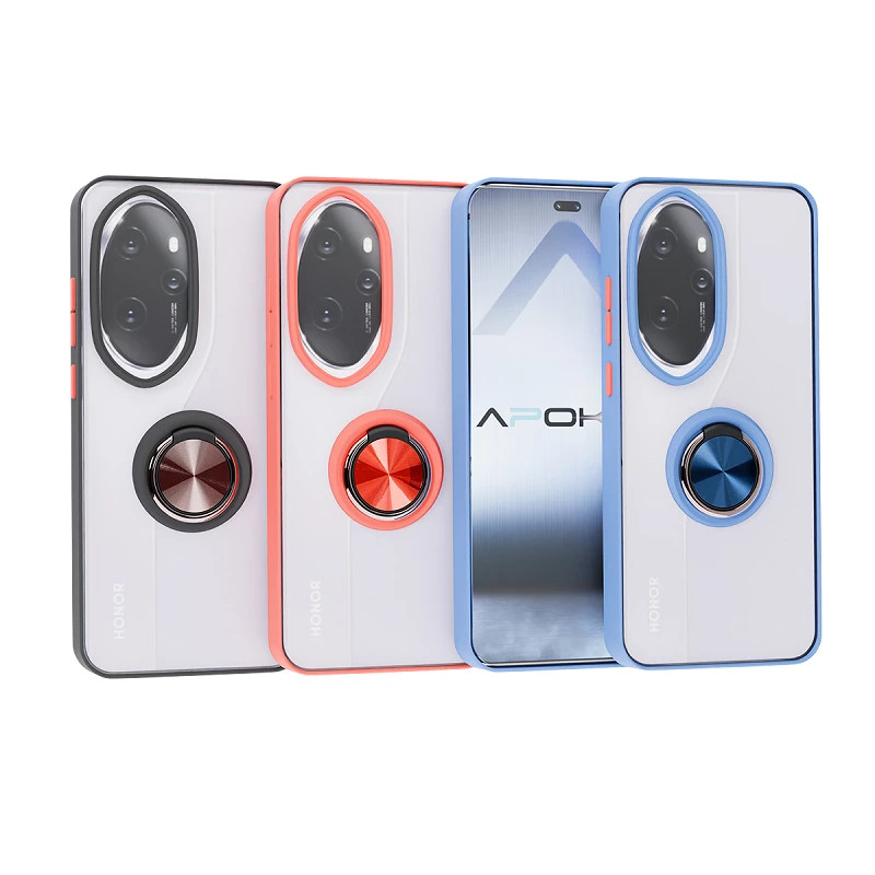 Air* Funda Gel Honor 100 Pro Iman con soporte Smoked