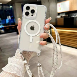 Funda Acrílica Transformable con Cordón iPhone 15 Pro Max 4-Colores