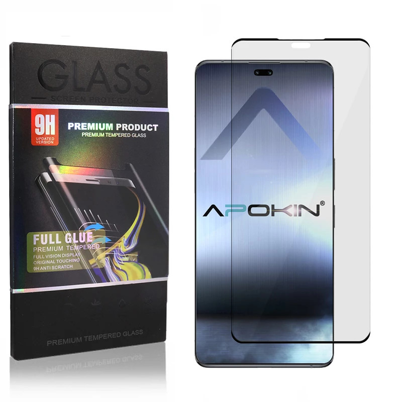 Cristal templado Curvo Full Glue Honor 100 Pro Funciona Huella