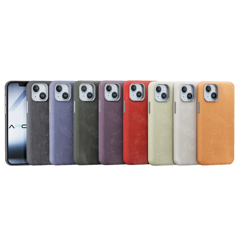 Funda Mocome de Piel con Magsafe para iPhone 13/14 8-Colores