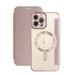 Funda Mocome de Tapa Cromado con Magsafe para iPhone 14 Pro 7-Colores