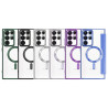Funda Mocome de Tapa Cromado con Magsafe para Samsung S22 Ultra 7-Colores