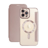 Funda Mocome de Tapa Cromado con Magsafe para Samsung S23 Ultra 7-Colores