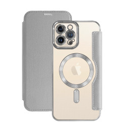 Funda Mocome de Tapa Cromado con Magsafe para Samsung S24 Ultra 7-Colores