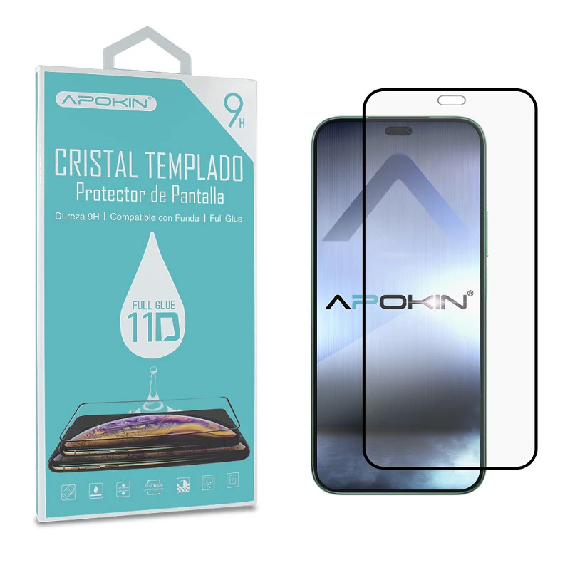 Cristal templado Full Glue 11D Premium Honor X8B Protector de Pantalla Curvo Negro