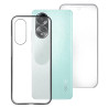 Funda Doble Oppo A58 4G Silicona Transparente Delantera y Trasera