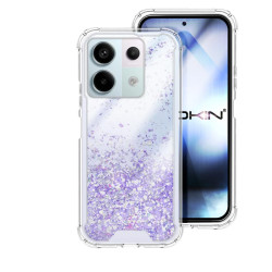 Funda Gel transparente purpurina Xiaomi Redmi Note 13 Pro 5G 4 -Colores