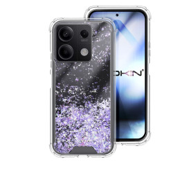 Funda Gel transparente purpurina Xiaomi Redmi Note 13 5G 4 -Colores