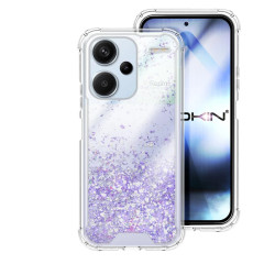 Funda Gel transparente purpurina Xiaomi Redmi Note 13 Pro Plus 4 -Colores