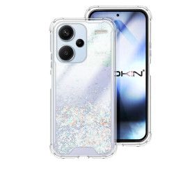 Funda Gel transparente purpurina Xiaomi Redmi Note 13 Pro Plus 4 -Colores