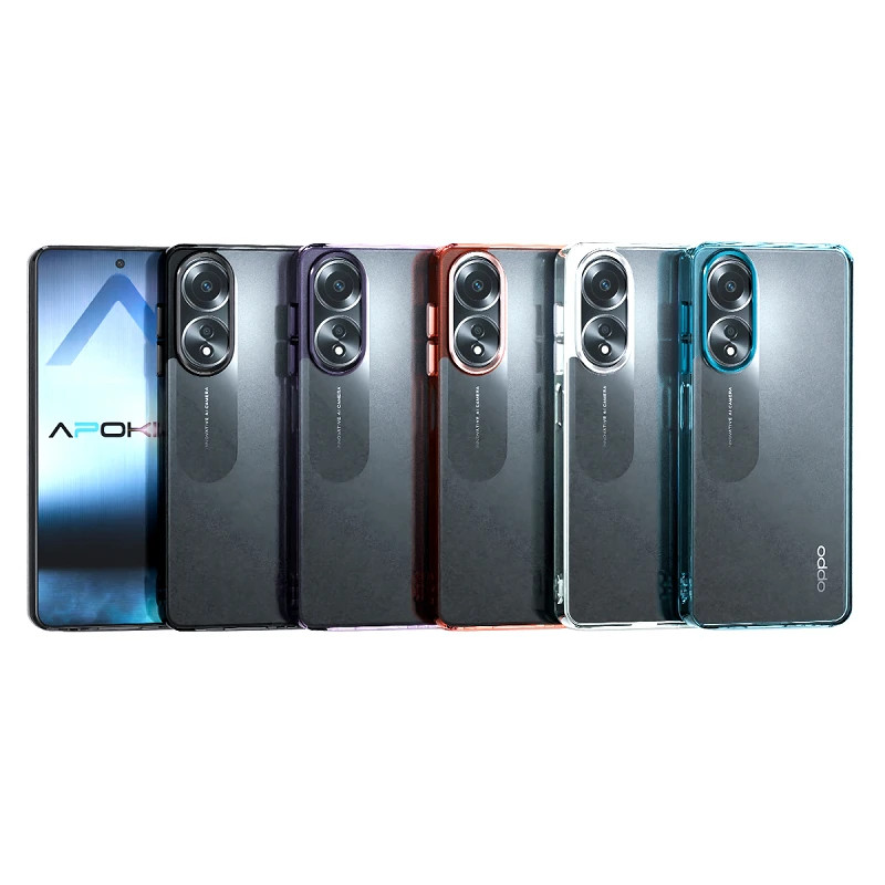 Funda Acrílica Transparente para Oppo A58 4G 5-Colores