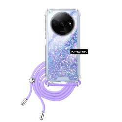 Funda Gel transparente con Cordón Xiaomi Redmi A3 4-Colores