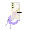 Funda Gel transparente con Cordón Samsung Galaxy A35 4-Colores