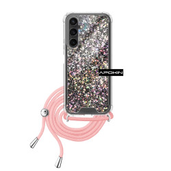 Funda Gel transparente con Cordón Samsung Galaxy S23 FE 4-Colores