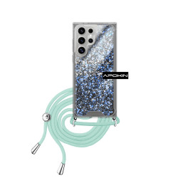 Funda Gel transparente con Cordón Samsung Galaxy S24 Ultra 4-Colores