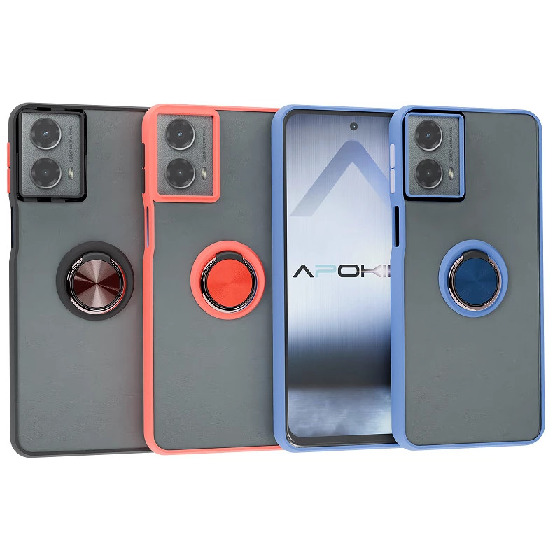 Air* Funda Gel Moto G04 Iman con soporte Smoked