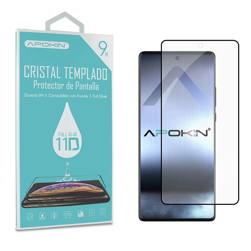Cristal templado Full Glue 11D Premium Moto X30/30PRO EDGE X Protector de Pantalla Curvo Negro