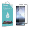 Cristal templado Full Glue 11D Premium ZTE V40 Vita Protector de Pantalla Curvo Negro