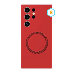 Funda Silicona Liquida con Magsafe para Samsung Galaxy S24 Ultra 19-Colores