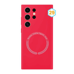 Funda Silicona Liquida con Magsafe para Samsung Galaxy S24 Ultra 19-Colores