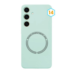 Funda Silicona Liquida con Magsafe para Samsung Galaxy S24 Plus 19-Colores