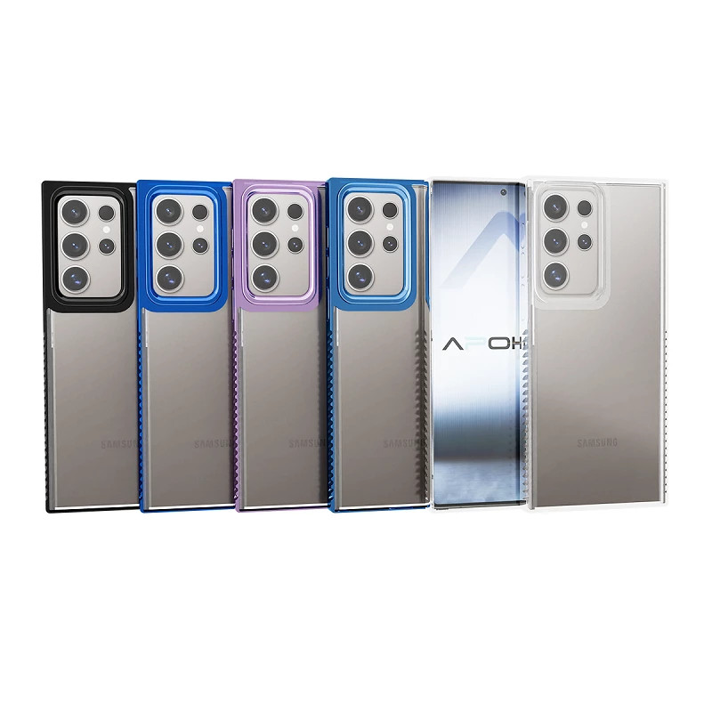 Funda Anti Golpe Borde Color Samsung S23 Ultra 5-Colores