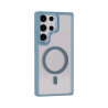 Funda Premium Transpartente Borde Color Magsafe para Samsung S24 Ultra 6-Colores