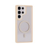 Funda Premium Transpartente Borde Color Magsafe para Samsung S24 Ultra 6-Colores
