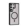 Funda Premium Transpartente Borde Color Magsafe para Samsung S24 Ultra 6-Colores