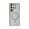 Funda Premium Transpartente Borde Color Magsafe para Samsung S24 Ultra 6-Colores