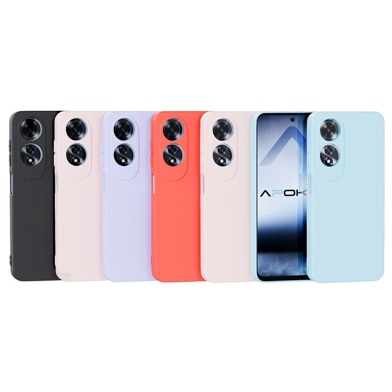 Funda Silicona Suave Oppo A60 - 7 Colores