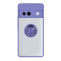 Funda Gel Google Pixel 8a Iman con soporte Smoked