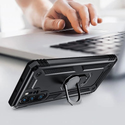 Funda Aluminio Antigolpe Oppo A60 con Iman y Soporte de Anilla 360