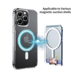 Tarjetero Transparente con Magsafe 4-Colores