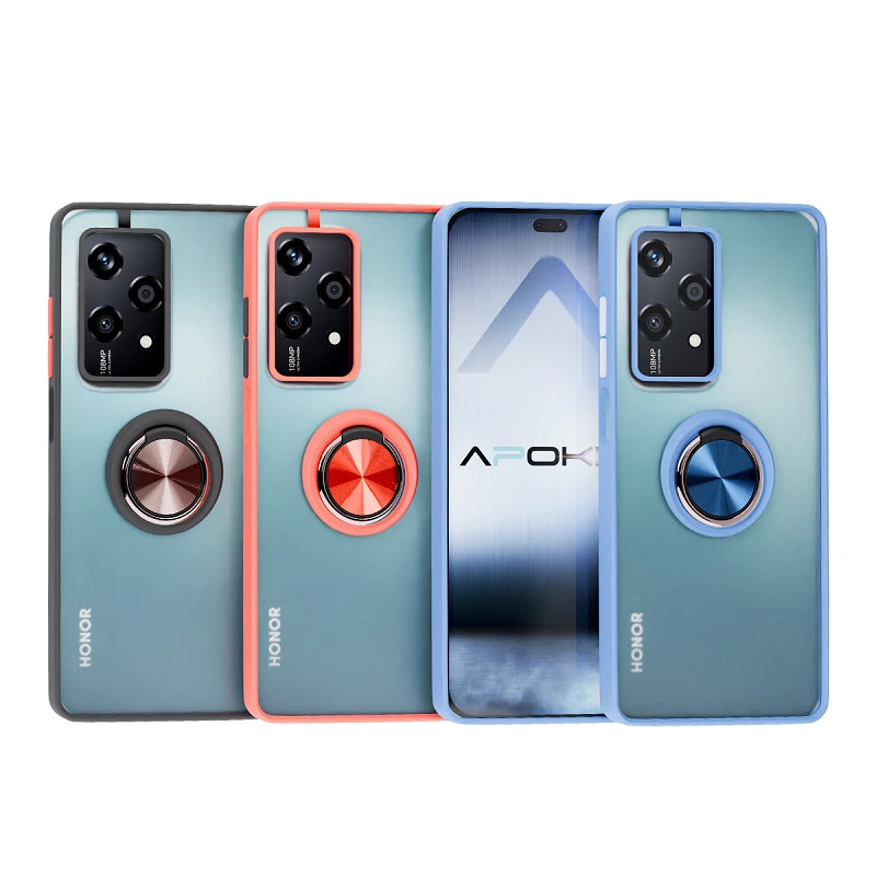 Air* Funda Gel Honor 200 Lite Iman con soporte Smoked