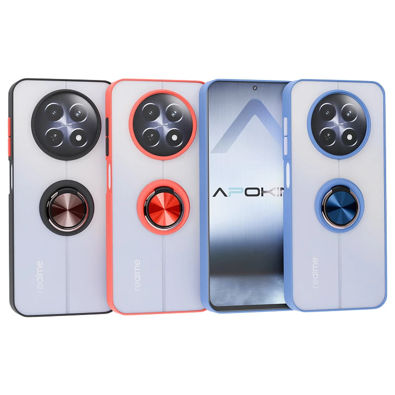 Funda Gel Realme 12 Pro Iman con soporte Smoked