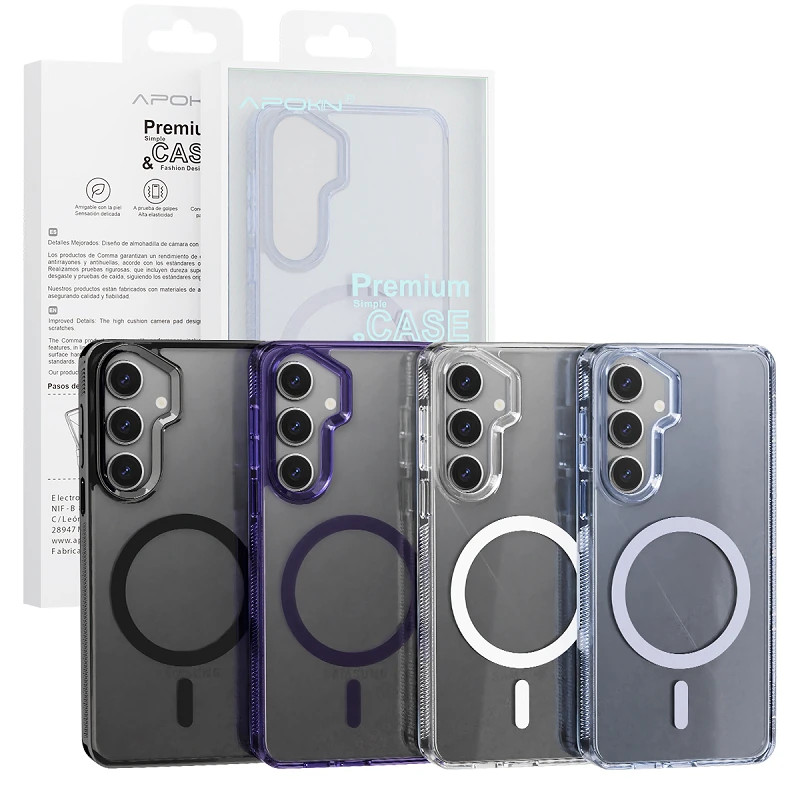 Funda ABR Apokin Con Magsafe Samsung S24 4 Colores