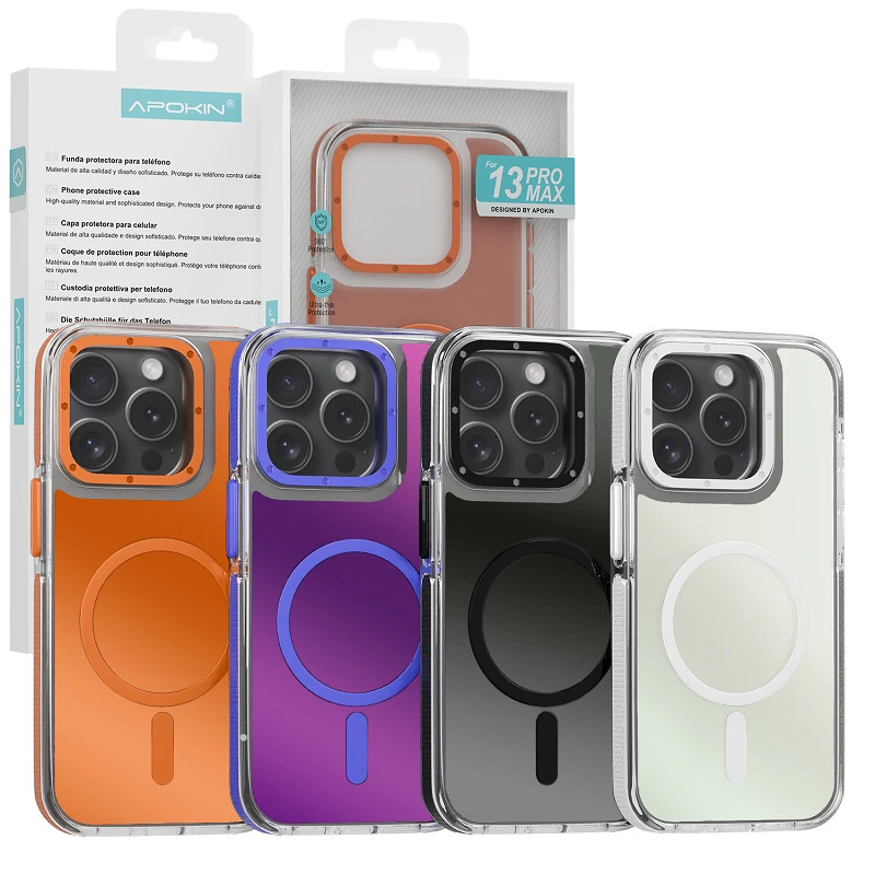 Funda Camaleon Apokin iPhone 13 Pro Max Magsafe 4 Colores